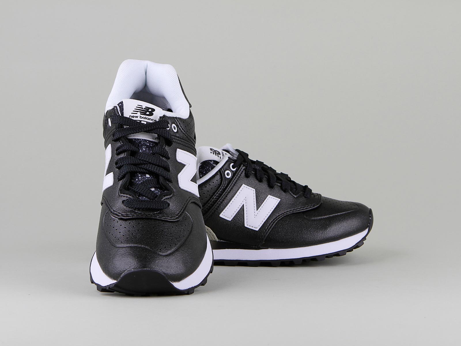 new balance noir cuir femme